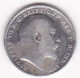 Grande Bretagne. 3 Pence 1910 . Edward VII, En Argent , KM# 797 - F. 3 Pence