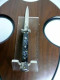 Novità KNIFE-a Scatto- FRANK BELTRAME 28cm- Perloide Nero -con Tattuagio-incisione Bianca MODELLO FB 28/37B - Knives/Swords