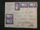 DL0  N. CALEDONIE BELLE LETTRE  1935 PETIT. BUREAU ..CANAL A GRAVIGNY  FRANCE + +AFF.  INTERESSANT+ + - Cartas & Documentos