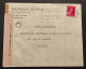 Lettre Censure 18-19 28-X-1944 Affr. OBP 528 "Controle Des Communications 158" - Weltkrieg 1939-45 (Briefe U. Dokumente)