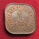 Malaya And British Borneo 1 Cent 1956 #2 W ºº - Malaysia