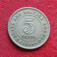 Malaya And British Borneo 5 Cents 1958 W ºº - Maleisië