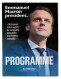 Programme Politique Officiel 2017 "Emmanuel Macron Président / Parti Politique "En Marche" Elections Présidentielles - Programas