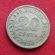 Malaya And British Borneo 20 Cents 1956 W ºº - Malesia