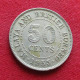 Malaya And British Borneo 50 Cents 1955 H W ºº - Malesia