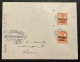 Lettre Affr. OC13 (x2) - VILLERS L'EVEQUE - OC1/25 General Government