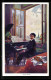 Künstler-AK F. Gareis: Portrait Von Johann Strauss Am Flügel Bei Geöffnetem Fenster  - Artistes