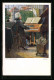 Künstler-AK Mozart Beim Komponieren Am Klavier  - Artistes