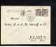 1898 , 1 Pia. Paire , Tres Claire  " SALONIQUE-Q.TIERS FRANC.-TURQUIE  " Lettre Recommandee    #1729 - Cartas & Documentos