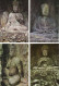 Delcampe - ASIE - CHINE - LOT DE 82 CPSM GRAND FORMAT ET CPM + UN DEPLIANT DE 4 VOLETS SUR LE TEMPLE SUHANG LIN - E 1964 à 87 - Cina