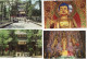 Delcampe - ASIE - CHINE - LOT DE 82 CPSM GRAND FORMAT ET CPM + UN DEPLIANT DE 4 VOLETS SUR LE TEMPLE SUHANG LIN - E 1964 à 87 - China