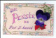 Sint-Amandsberg UNE PENSEE  DE Mont-St-Amand  1907 (handgemaakt) - Gent