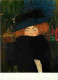 Art - Peinture - Gustav Klimt - Dame Mit Hut Und Federboa - CPM - Voir Scans Recto-Verso - Pittura & Quadri