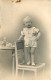 Carte Photo - Portrait - Enfant - CPA - Voir Scans Recto-Verso - Photographie