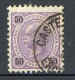 AUTRICHE - 1890 Yv. N° 56 Dentelé 10 1/2 (o) 50k Lilas Cote 10,5 Euro  BE  2 Scans - Used Stamps