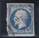 FRANCE - 1854 - NAPOLEON III NON DENTELE - N° 14A - 20 C BLEU - GRIFFE H - 1862 Napoleon III