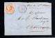 1877 , 40 C. , Tres Claire  " PAQ.FR.POINTE A PITRE  " Lettre Pour Bordeaux     #1730 - Ceres