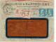 Tarifs Postaux Etranger Du 01-08-1926 (63) Pasteur N° 181 1,50 F. X 2  Lettre Recommanrdée 1er  Destination Pur La Nouve - 1922-26 Pasteur