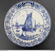 Assiette Le BATEAU Bleu De DELFT - Delft (NLD)