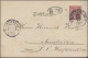 Ansichtskarte Aus Den Oberen Anlagen STUTTGART 26.10.1898 N. Amsterdam 27.10.98 - Unclassified