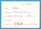 H-5800 * Italia - LA TAVERNA DI TOM BOMBADIL - Via Casperia, 33 - Roma - Tessera N. 2564 - Anno 1995 - Membership Cards