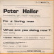 PETER HALLER  - FR SP - I'M A LOVING MAN + 1 - Rock