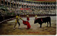 CPA Colorisée  Brillante. Corrida . SPAIN ESPAGNE. Entrando A Matar  - Taureau. Carte Vierge Série N° 8 - Sonstige & Ohne Zuordnung