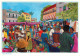 Guadeloupe Marché Forain Dans La Ville Dessin D'emilie  (scan Recto-verso) PFRCR00053 P - Pointe A Pitre