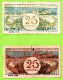 FRANCE / CHAMBRE De COMMERCE / REGION ALPES MARITIMES / 2 X 25 CENTIMES / N° 049755 /  SERIE 5 + N° 010545 SERIE 41 - Handelskammer