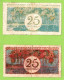 FRANCE / CHAMBRE De COMMERCE / REGION ALPES MARITIMES / 2 X 25 CENTIMES / N° 049755 /  SERIE 5 + N° 010545 SERIE 41 - Chambre De Commerce