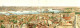 TURQUIE CONSTANTINOPLE  Panorama / 6 Cpa Couleur Jointes   5726 - Turkije