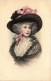 CPA AK Elegant Lady In A Hat ARTIST SIGNED (1387095) - 1900-1949