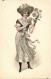 CPA AK Lady With Flowers ARTIST SIGNED (1387084) - 1900-1949