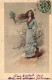 CPA AK Lady With Flowers ARTIST SIGNED (1387081) - 1900-1949