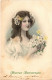 CPA AK Lady With Flowers ARTIST SIGNED (1387077) - 1900-1949