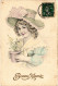 CPA AK Girl In A Green Hat ARTIST SIGNED (1387073) - 1900-1949