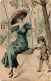 CPA AK Lady On A Swing ARTIST SIGNED (1387071) - 1900-1949