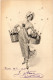 CPA AK Lady With Champagne ARTIST SIGNED (1387070) - 1900-1949