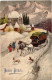 CPA AK Horse Wagon - Dogs - Winter ARTIST SIGNED (1387025) - 1900-1949