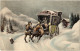 CPA AK Chariot On The Winter Road ARTIST SIGNED (1387563) - 1900-1949