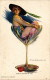 CPA AK Lou Mayer - Lady In A Glass ARTIST SIGNED (1387529) - 1900-1949