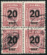 Island, 1921, 109, Gestempelt, Viererblock - Other & Unclassified