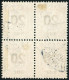 Island, 1921, 109, Gestempelt, Viererblock - Andere & Zonder Classificatie