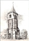 (Tekening) Oude Toren, Berkel-Enschot 1978 (NB) - Sonstige & Ohne Zuordnung