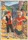 CPSM - Illustrateur HOMUALK  En Parcourant Le Roussillon - Couple Costumes Traditionnels - Vieille Rue  _1951*** 2 Scans - Homualk