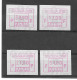 Belgium FRAMAS - From CHARLEROI (4)  + BELGICA 2001 (4) + Junex 2001 (4) - See Scans & Notes - Mint