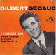 GILBERT BECAUD - FR EP - VIENS DANSER + 3 - Sonstige - Franz. Chansons