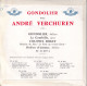 ANDRE VERCHUREN  - FR EP - GONDOLIER + 3 - Andere - Franstalig