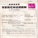 ANDRE VERCHUREN  - FR EP - J'ENTENDS SIFFLER LE TRAIN + 3 - Sonstige - Franz. Chansons