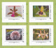 Passion Orchidées COLLECTOR De 4 Timbres Autocollants "Lettre Prioritaire 20g" Neuf** (non Plié). - Collectors